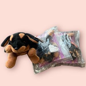 1996 Ty Beanie Babies Doby the Doberman MWMT Collection 2 McDonald’s Toy #1